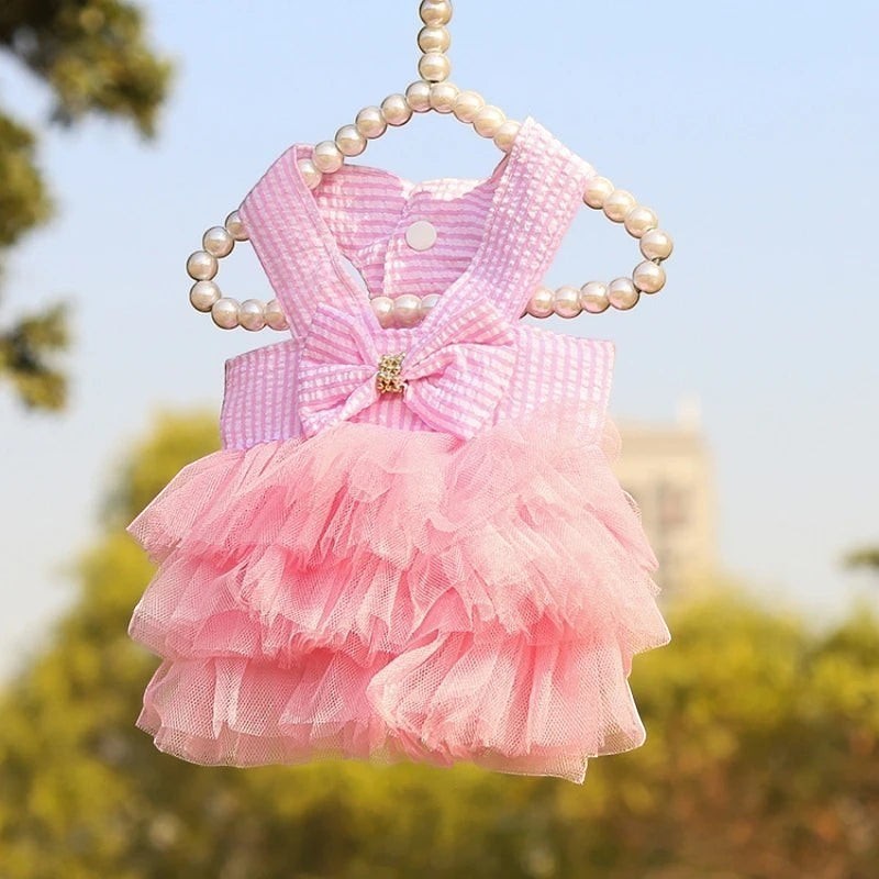 Lace Stripe Sundress