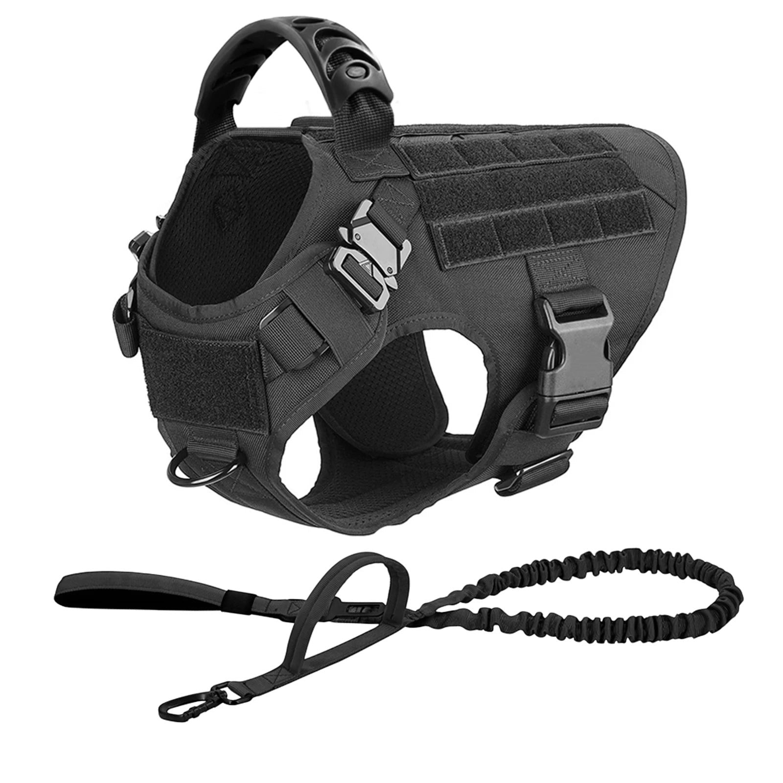 Mincy Pets Large Dog Training Vest Harness & Leash Set product photo.