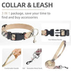 Step-in no-pull dog harness and leash set for small & medium dogs and cats, soft breathable mesh reflective anti-escape vest, size S for easy outdoor use