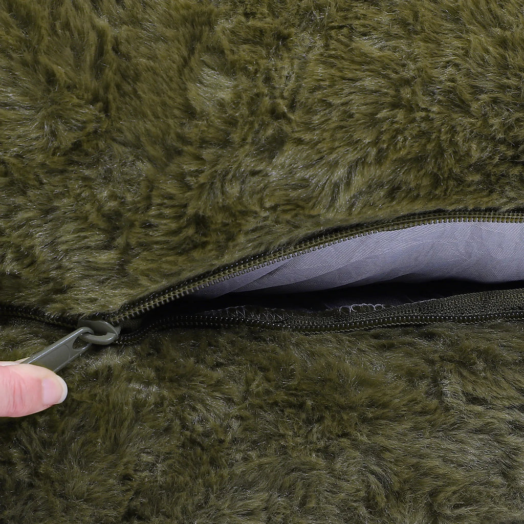 Human-Sized Washable Dog Bed with Blanket