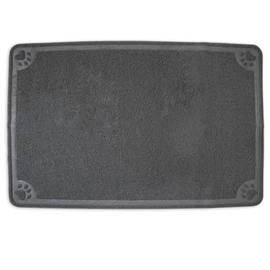 Litter Catcher Plastic Cat Litter Mat Extra Large Grey Pack of 1 Fits Any Litter Box