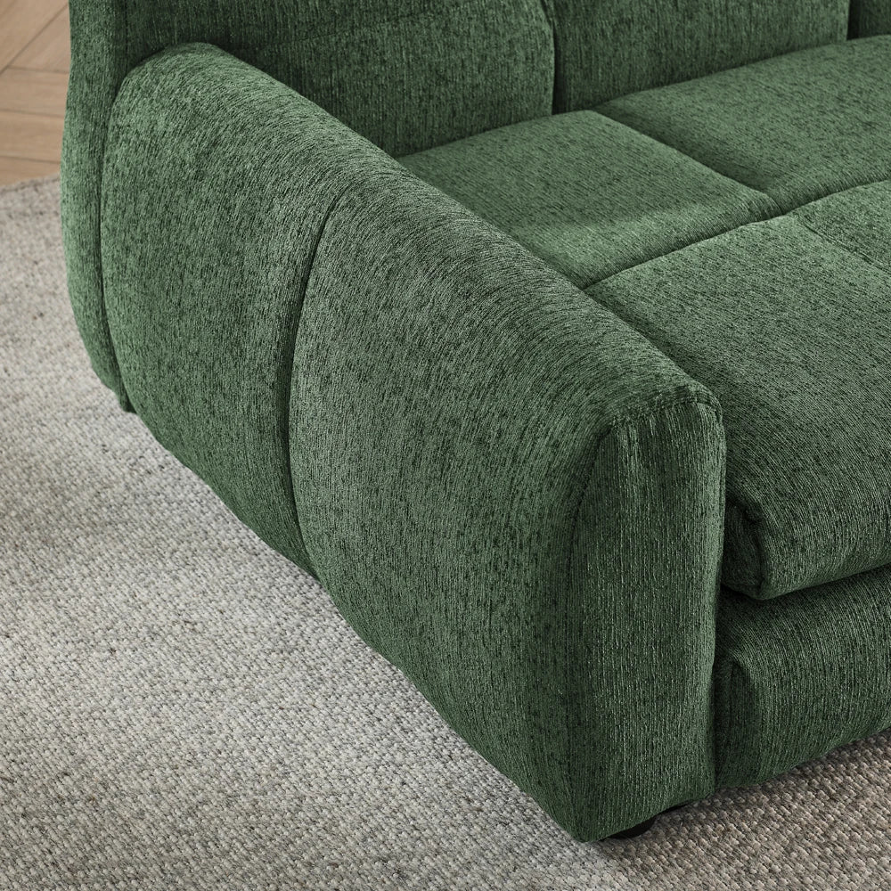 Olive Linen Dog Sofa Bed