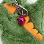 Cartoon Dragon Design Pet Harness Adjustable Small Pets Traction Rope Wear Resistant Lightweight Ferret Leash Collars