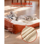 Orthopedic Crate Dog Bed with Washable Cover