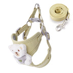 Pet Harness Vest Dogs Chest Strap Rope Reflective Dog Traction Rope Retractable for Small Dog Cat Traction Set Pet Accessories