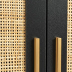 Cane-Look Litter Cabinet