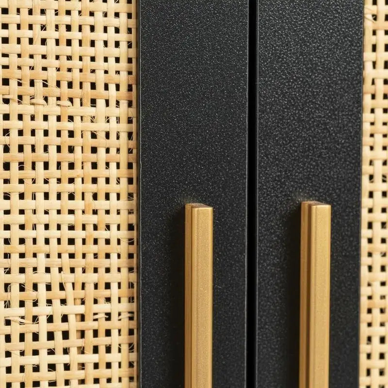 Cane-Look Litter Cabinet