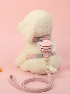 New cat Harness Leash Set for Small Dogs Adjustable Puppy Harness Vest French Bulldog Chihuahua Pug Outdoor Walking Lead Leash