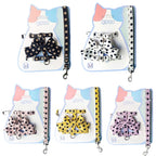 Stylish Polka Dot Pet Bow Harness & Leash Set Cute Puppy Kitten Small Dog Cat Vest Secure Adjustable Walking Cute Bow Collar