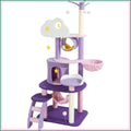 Cloud Cat Tree — 65" Multi-Level Tower with Condo & Hammock