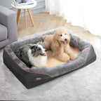 Large Dog Bed Soft Comfortable Warm Fleece Removable Washable Cover Pet Bed Waterproof