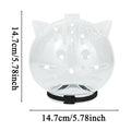 Breathable Sturdy Muzzle Mask Cat Head Cover Space Hood Ball shaped Kitten Protective Helmet Anti-bite Pet Grooming Supplies