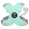 Dog Harness Leash Set Reflective Adjustable Pet Vest Harness with Metal D Ring Breathable Puppy Cat Walking Chest Strap Supplies