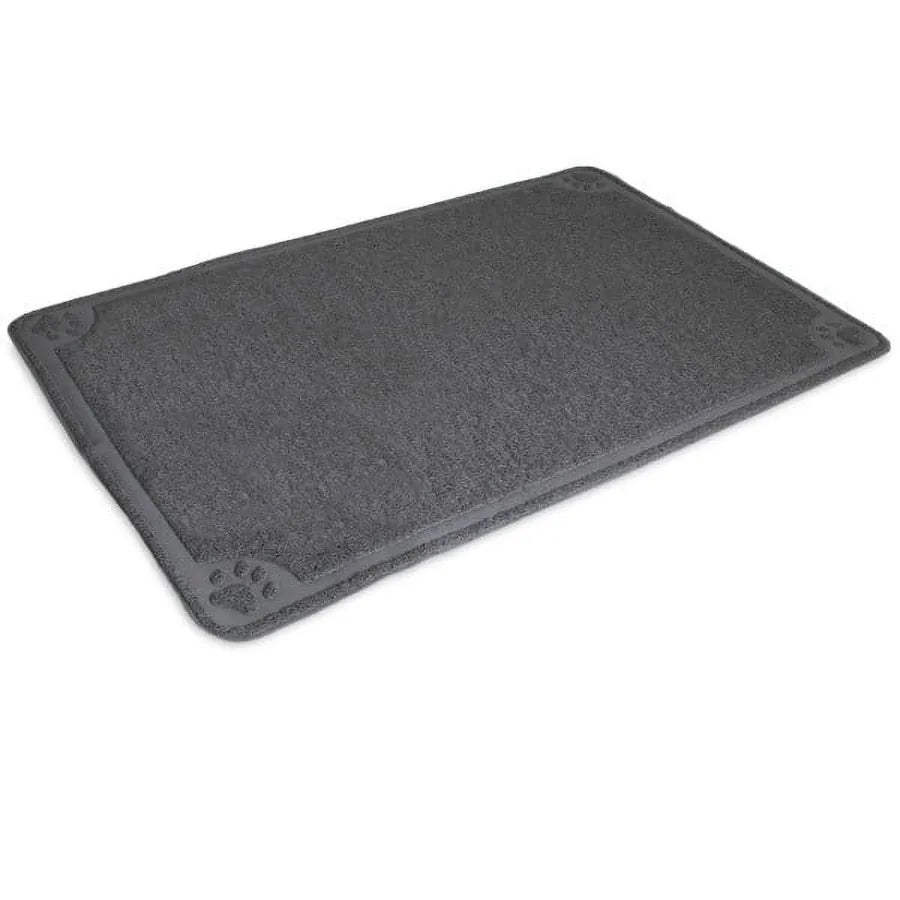 Litter Catcher Plastic Cat Litter Mat Extra Large Grey Pack of 1 Fits Any Litter Box