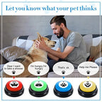 16 Pcs Voice Recordable Dog Buttons for Communication Pet Cat Talking Buttons with Stickers 30 Seconds Interactive Speech Train