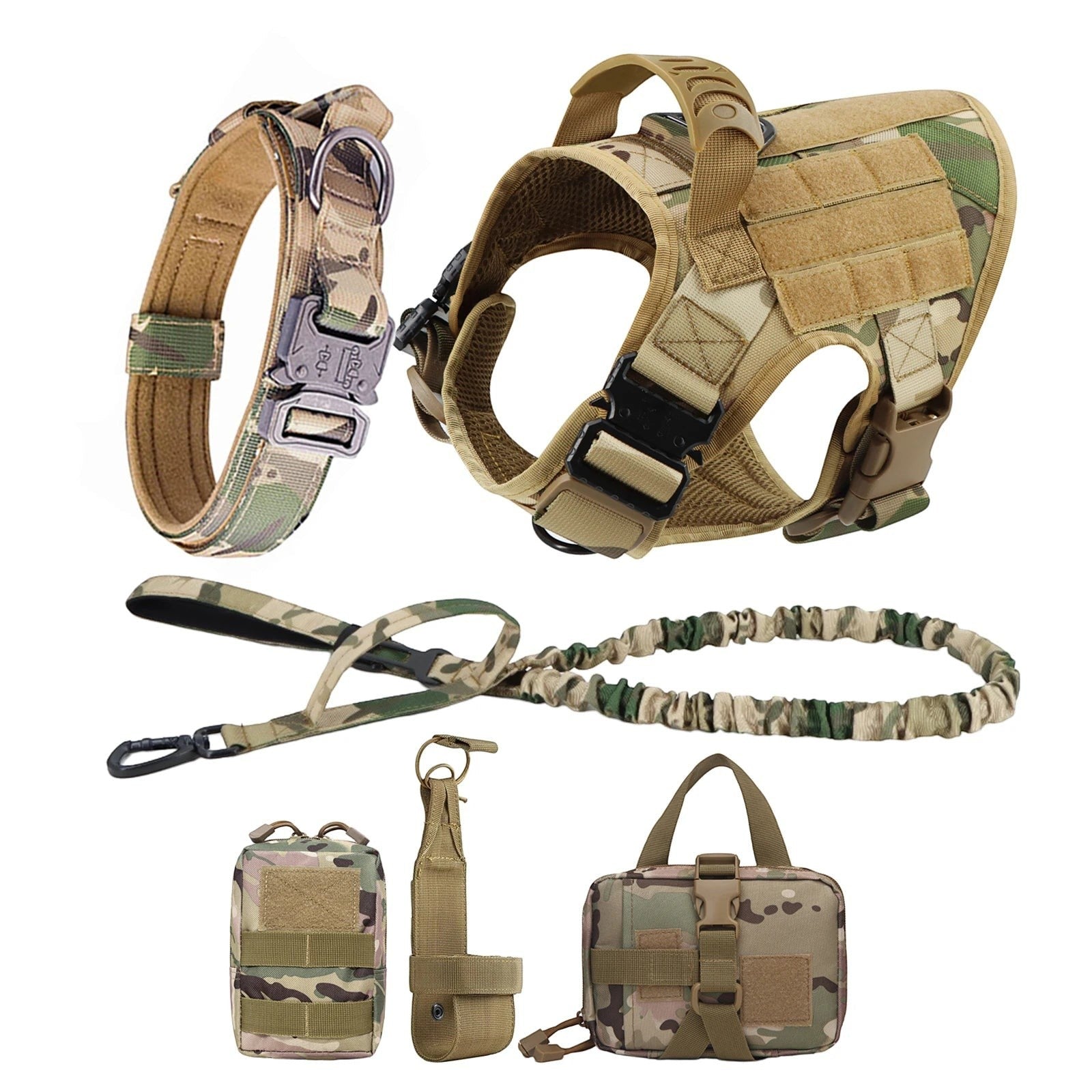Mincy Pets Large Dog Training Vest Harness & Leash Set product photo.