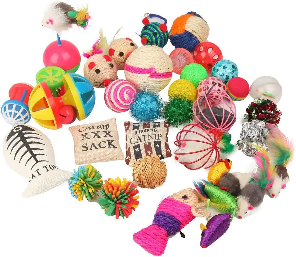Cat Toys Variety Pack 20 Different Fun Items for Kittens