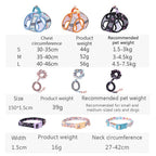 Mincy Pets Soft Adjustable Dog & Cat Vest Harness Set product photo.
