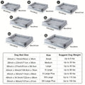 Memory Foam Dog Bed with Washable Cover