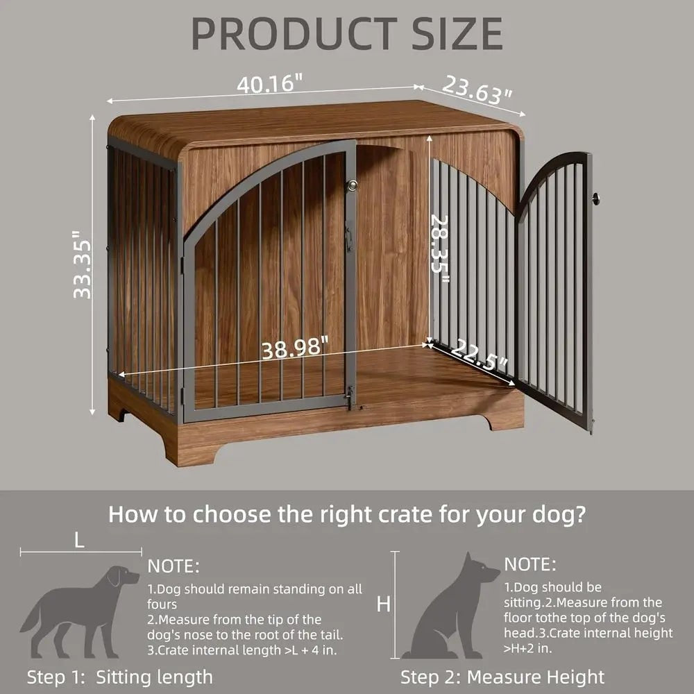 Retro Kennel End Table