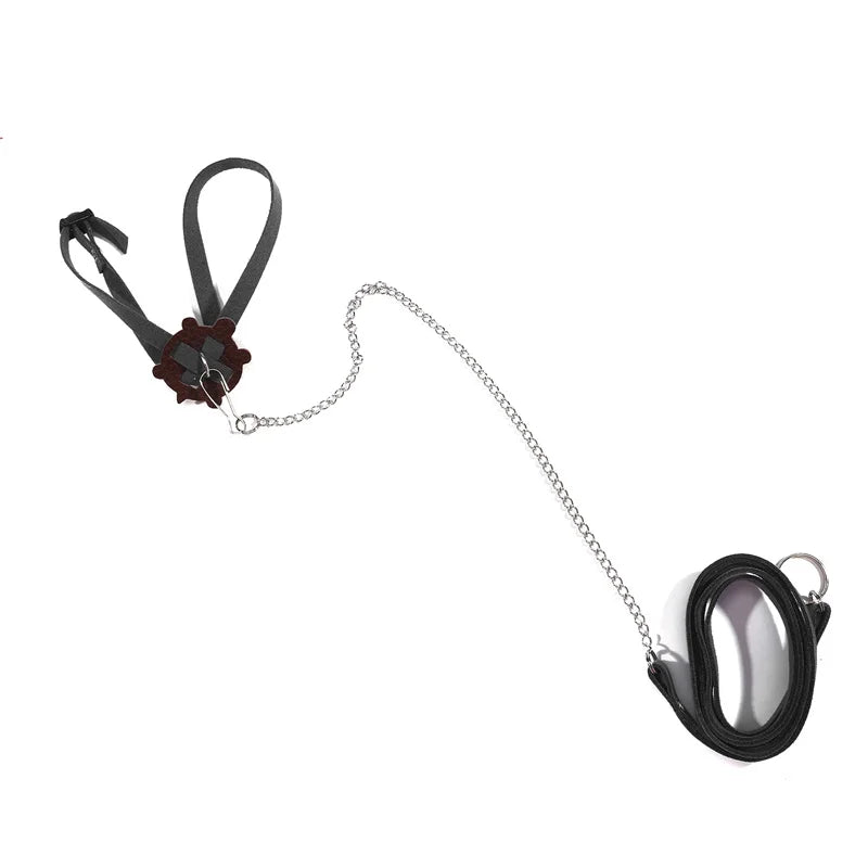 Turtle Traction Belt Control Rope Training Belt Outdoor Walking Leash Harness Reptile Leash Pet Supplies PU Leather Pet Traction
