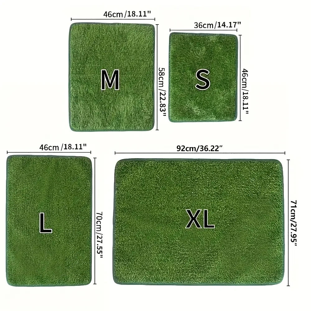 Washable Grass Dog Training Mat
