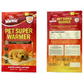 Super Warmer for Dogs and Cats Air‑Activated Pet Heat Packs Bigger and Wider for Bed and Crate Warmth All‑Natural, Odorless, St