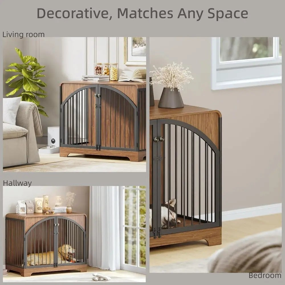 Retro Kennel End Table
