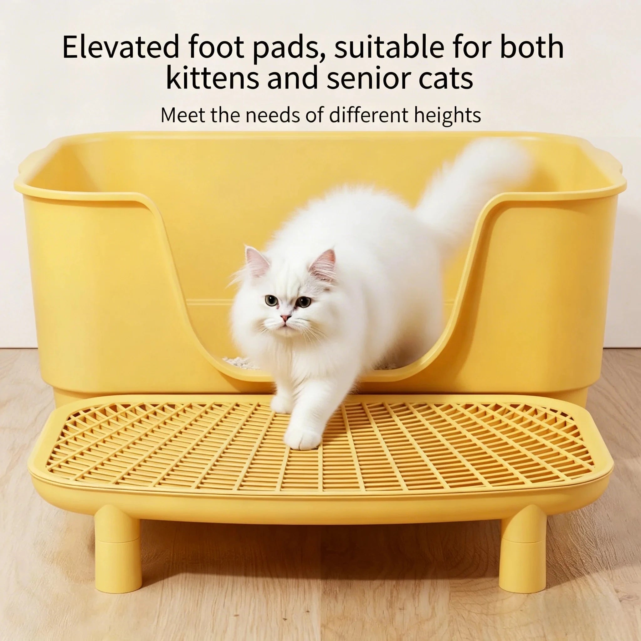 Cat litter pad anti-splash cat pad double-layer cat litter sand control pad cat toilet sand control table cat litter basin