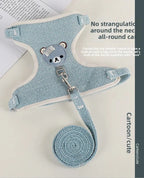 Undershirt Style Pet Leash Adjustable Cat Dog Harness Breathable Leash Convenient Pet Vest For Small Dog Cat Supplies