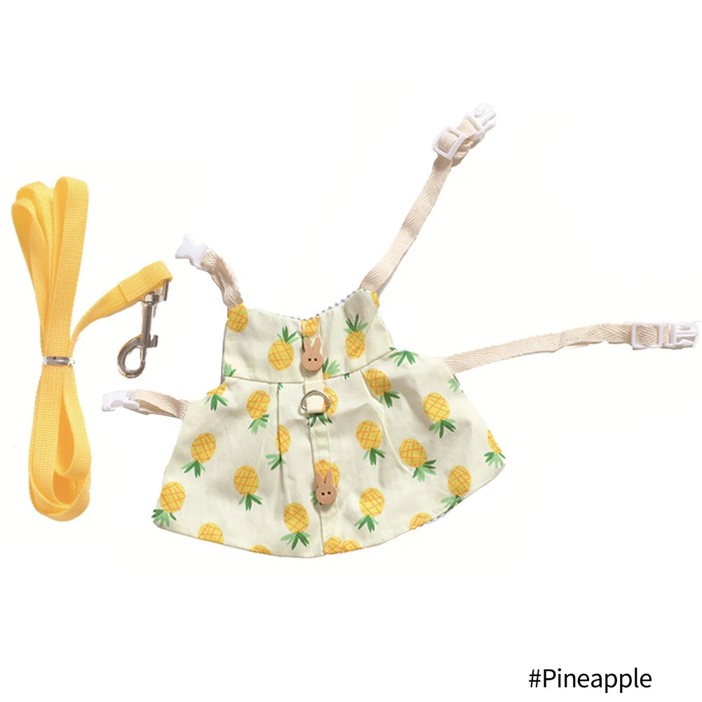Mincy Pets Rabbit & Guinea Pig Vest Harness with Leash product photo.