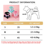 New Breathable Cute Cat Harness Set Butterfly Small Dog Harness Set Walk Outdoors Puppy Chest Vest Leash Accessories
