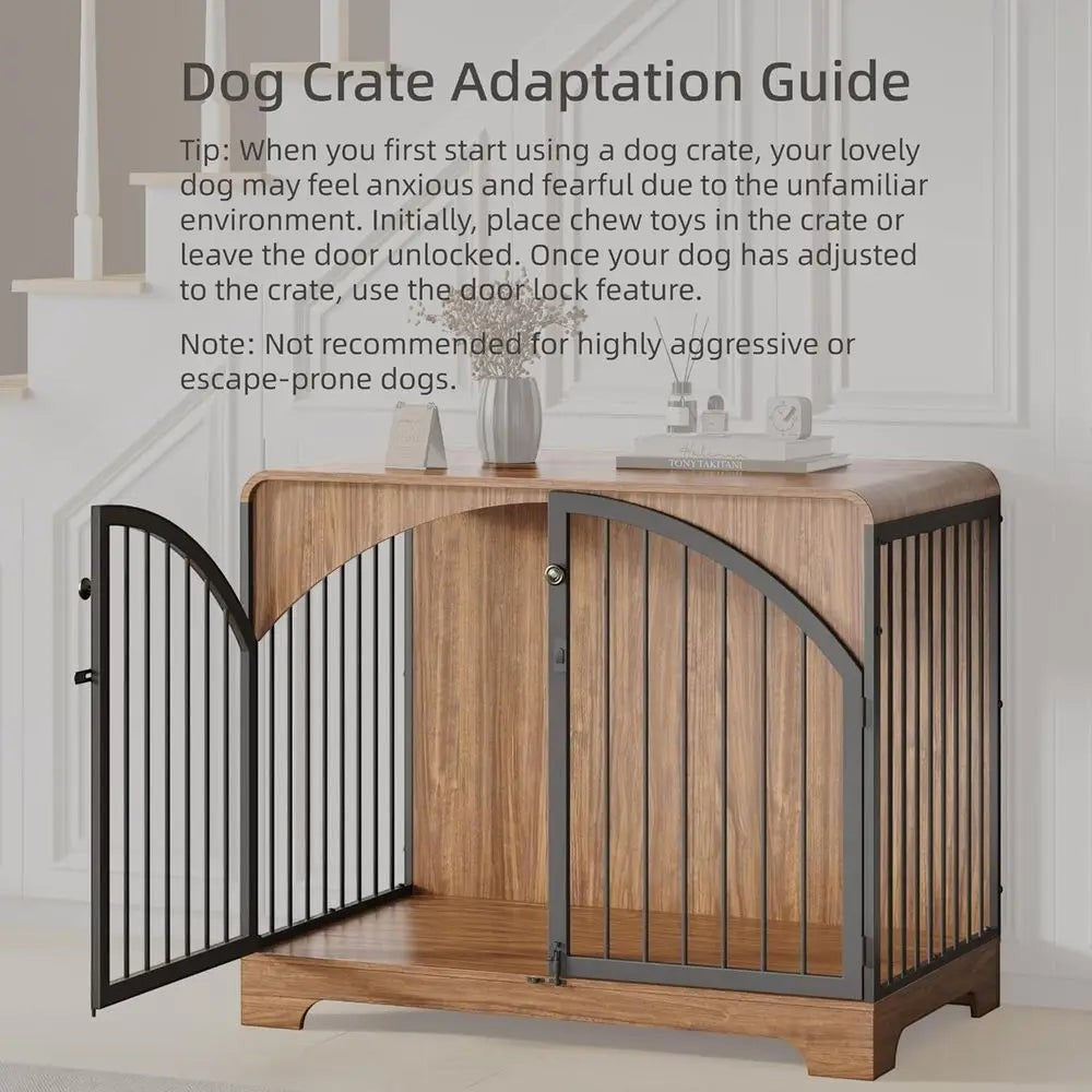 Retro Kennel End Table