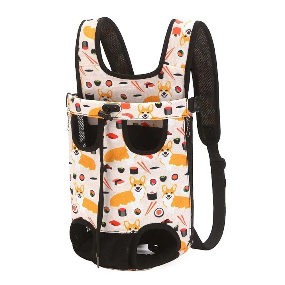 Mincy Pets Camouflage Breathable Dog Carrier Backpack product photo.