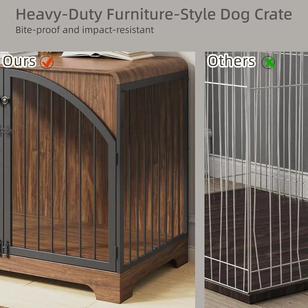Retro Kennel End Table