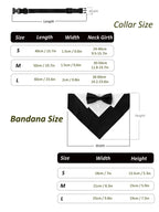 Sucado Bow Tie Dog Collar Tuxedo Bandana Adjustable Formal Puppy Triangle Neck Wear for Wedding Birthday Dress-up Cosplay Party