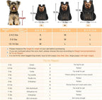 Dog Carrier Backpack for Small Dogs, Ventilated Mesh Travel Back Pack with Safety Belt for Hiking Cycling Outdoor Use, Black
