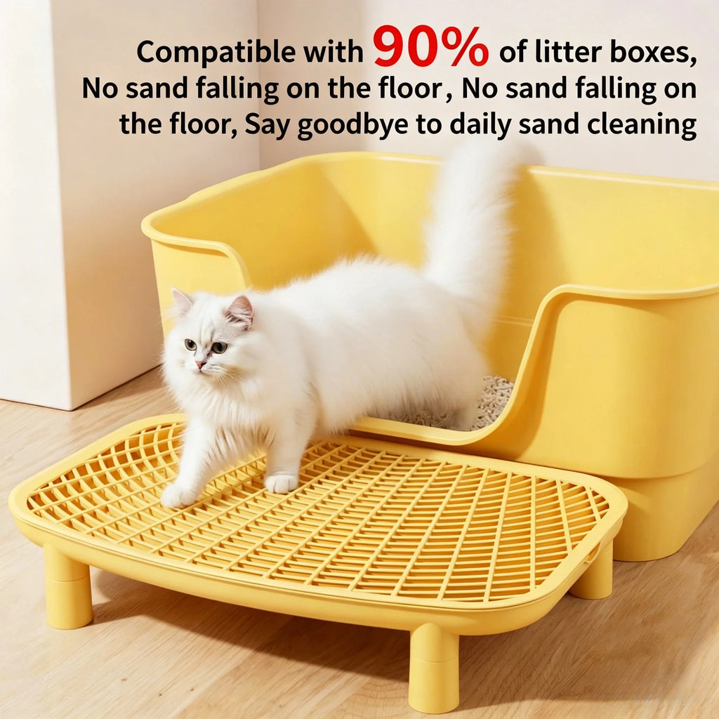 Cat litter pad anti-splash cat pad double-layer cat litter sand control pad cat toilet sand control table cat litter basin