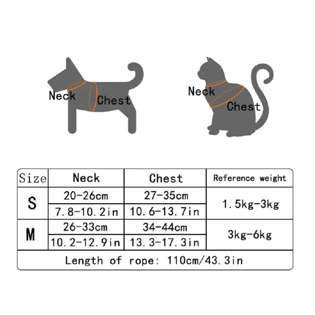 Mincy Pets Undershirt-Style Adjustable Cat & Dog Harness product photo.