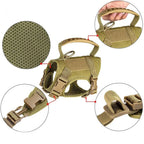 Pet Cat Clothes Cat Accessories Safe Tactical Harness Vests Traction Leash with Two Stickers for Cats Puppies and Small Dogs