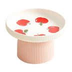 Elevated Ceramic Cat Bowl Non-Slip Pet Food DishHeavy Base for Flat-Face Cats/Dogs, Neck Protection, Anti-Spill, Easy Clean