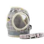Nylon Puppy Harness Vest with Leash Breathable Reflective Pet Dogs Cats Harness for Chihuahua French Bulldog Collar Dog Supplies