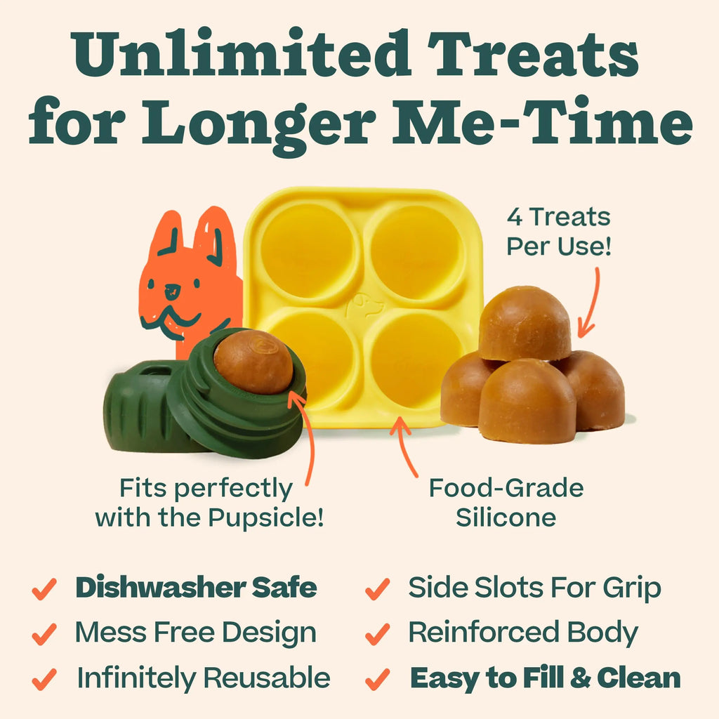 Interactive Treat Dispensing Dog Chew Toy Lasting Interactive Pup Distracted Aggressive Chewer Large Pups Treat Molds Silicone