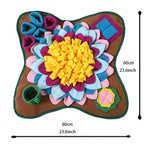 Pet Snuffle Mat for Dogs,Interactive Feed Puzzle for Boredom Comfort and softness