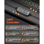 Aquarium Light for Plants 25 W Bluetooth Fish Tank Light Full Spectrum Aquarium Lights for Fish Tanks Extendable 24/7 LED Light
