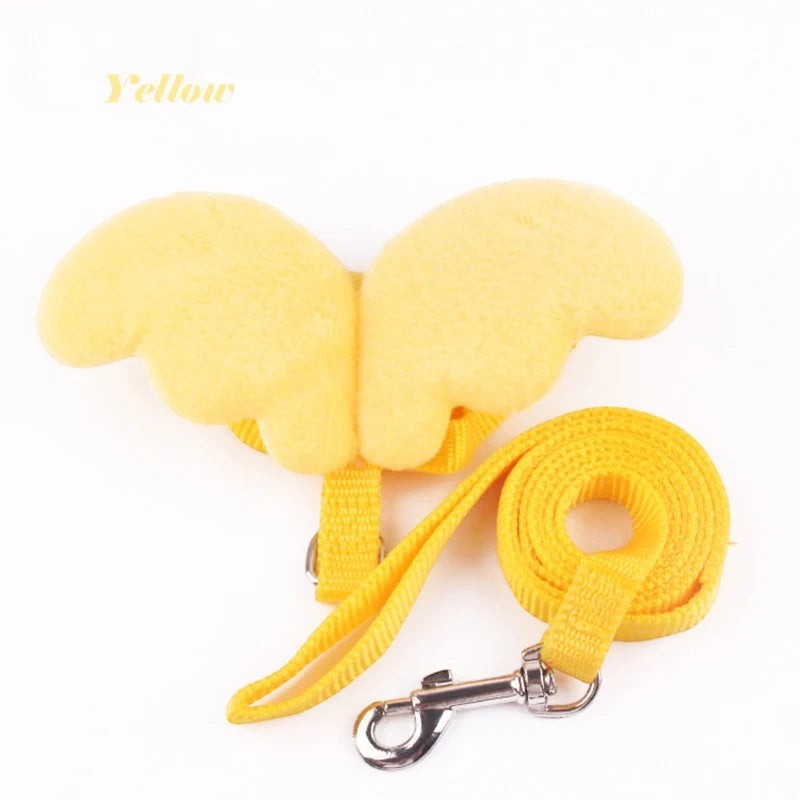 Mincy Pets Angel Wing Rabbit & Cat Harness with Leash product photo.