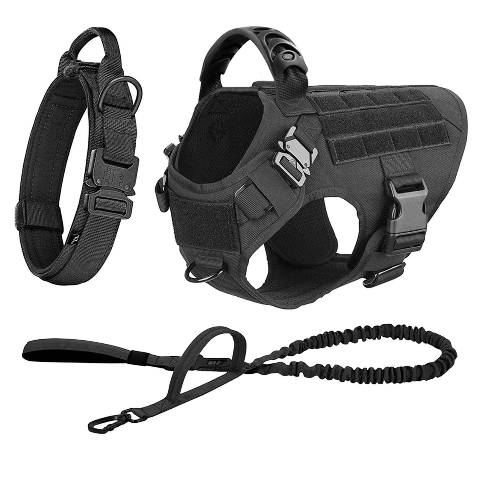 Mincy Pets Large Dog Training Vest Harness & Leash Set product photo.