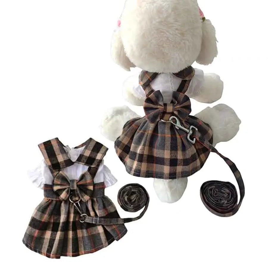 Plaid Bow Dress