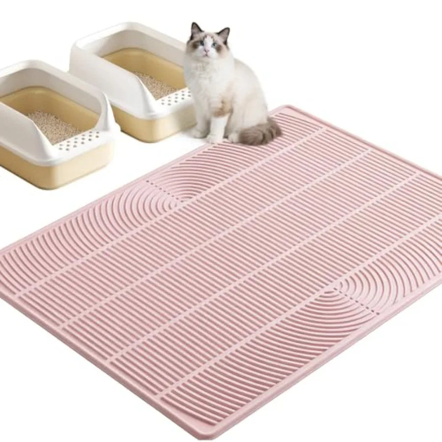 Mincy Pets XXL Silicone Cat Litter Trapping Mat Waterproof product photo.