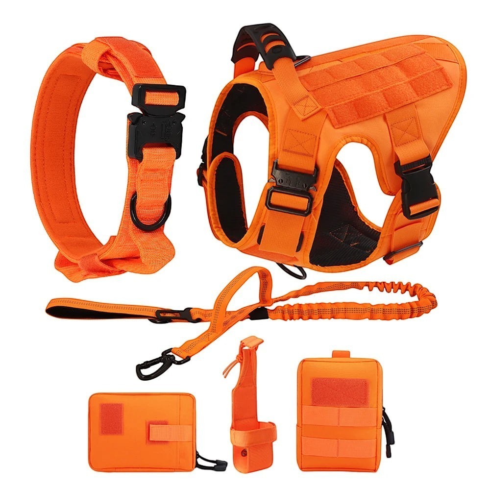 Mincy Pets Tactical Camo Dog Harness product photo.